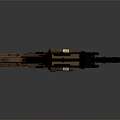 Modern sci-fi rifle sci-fi sniper rifle laser pulse gun pulse gun 3d model