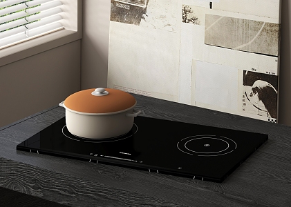 Modern Induction Cooker Inlaid Induction Cooker 3d model