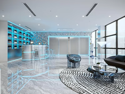 Modern Hall Brain Group Multi-function Room 3d model