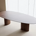 Modern Dining Table Tea Table Desk 3d model