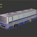 Hyundai Bus Large Bus CMB Medium Van 3d model