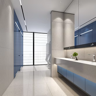 Public toilet 3d model