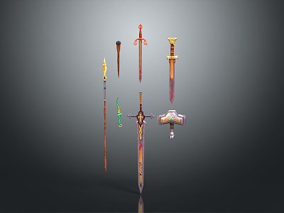 Ancient Sword Game Sword Magic Sword Magic Sword Magic Sword Magic Sword Magic Sword Officer Sword 3d model