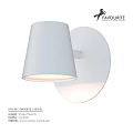Modern White Wall Light With Conical Shade For Interior Home Lighting 3d model