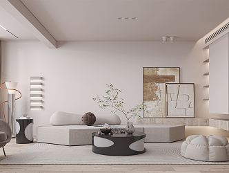 The Silent Living Room 3d model