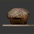 Fresh Homemade Whole Grain Bread On Wooden Cutting Board With Seeds