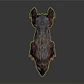 Fiery Lava Mythical Beast With Glowing Red Spikes And Volcanic Texture