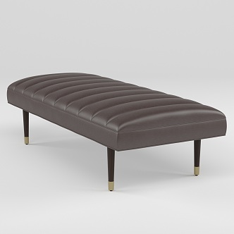 Bench Arteriors Christophe Bed End Beds Bench Long Beds Leather Beds 3d model