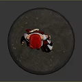 Game Movie Character With Red Hair White Top Black Belt Plaid Skirt And Striped Pants Boots