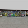 Modern Fitness Space With Graffiti Walls And Colored Floors For Workouts