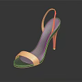 Fashionable Elegant Gold Black Peep Toe Stiletto Heel High Heels With Mirror Reflective Finish