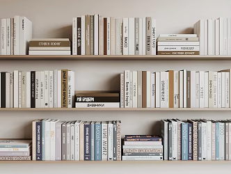 Modern Book Ornaments 3d model