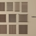 Poliform Window Blinds Various Modern Styles And Designs For Home Interiors 3d model