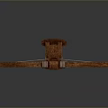 Wooden Crossbow Weapon With Classic Design And Functional Structure