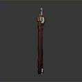 Intricate Ornate Crafted Weapons Including Sword and Axes With Decorative Handles