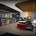 Modern Supermarket 3d model