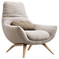 Modern Sofa Chair Single Chair 3d model