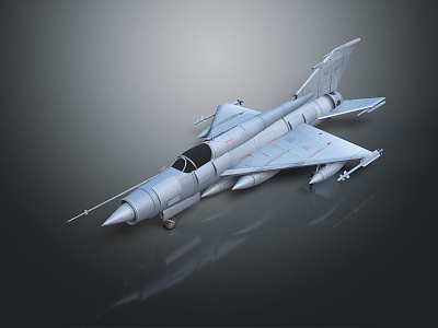 Modern fighter MiG 3d model