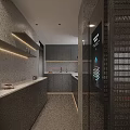 Modern Living Room Interior With Window Blinds City View White Cabinets Washing Machine And Sofa