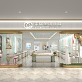 Modern Jewelry Store Shopping Mall Jewelry Store 3d model