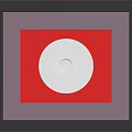 Industrial Mechanical Equipment Component With Red Plate Purple Base And Bolt Nut