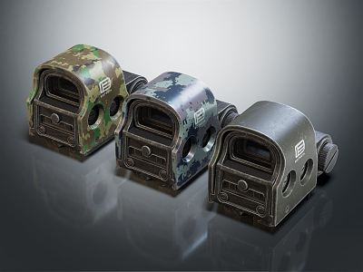 Modern holographic sight holographic equipment model