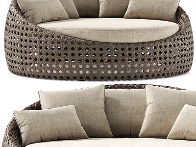 Rattan Sofa model