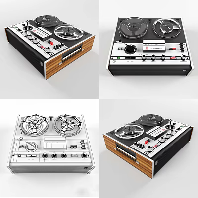 Modern Projector Tape Drive 3d model