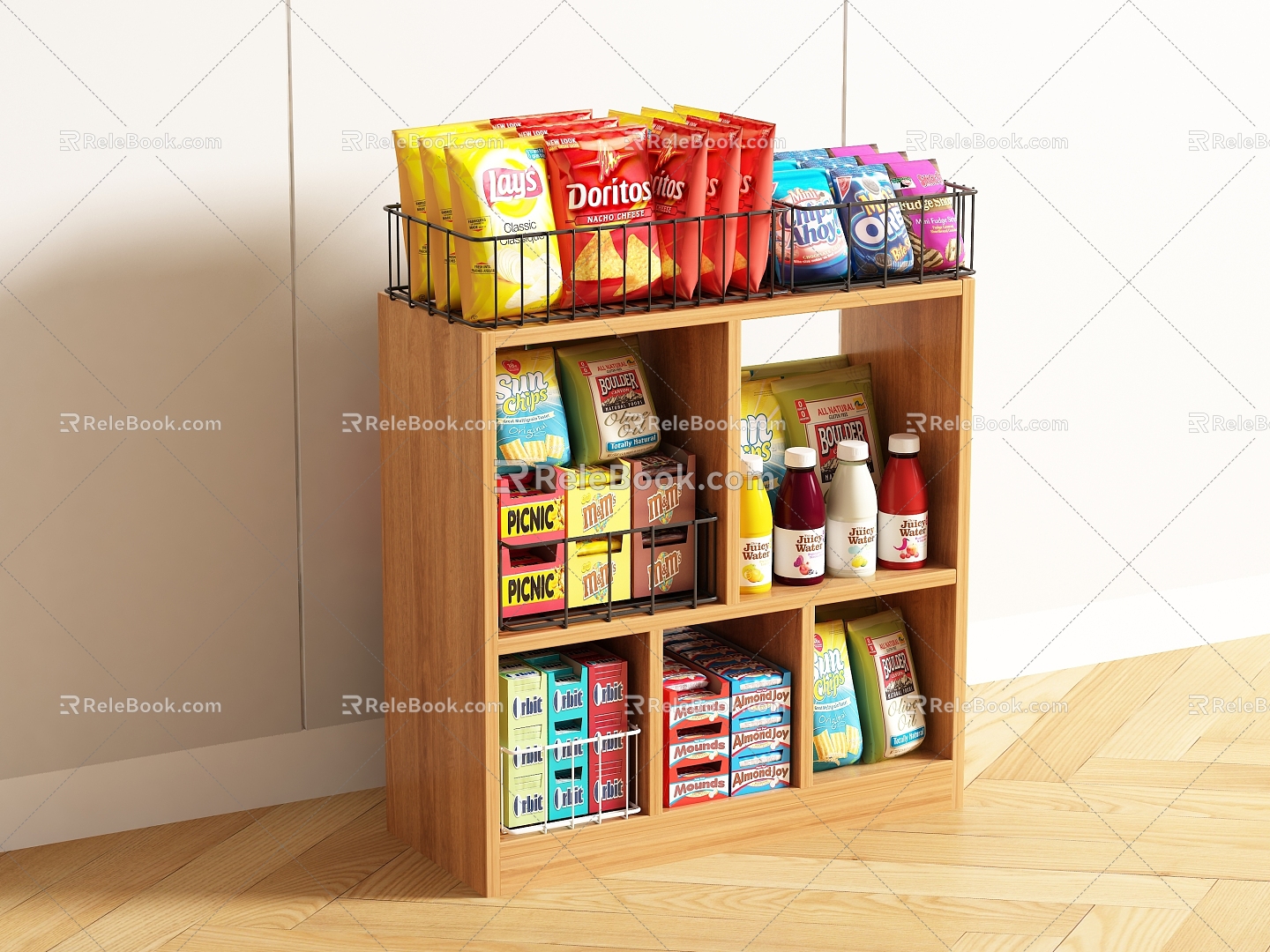 Snack Storage Rack 3d model