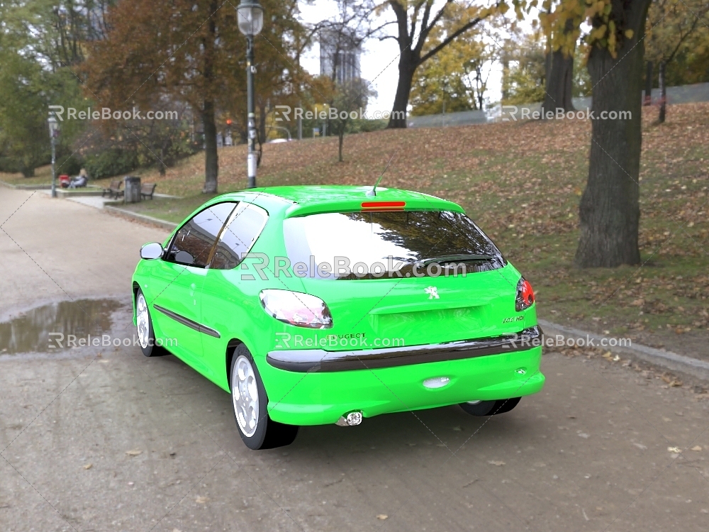 Peugeot 206 3d model