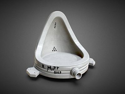 Modern Urinal 3d model