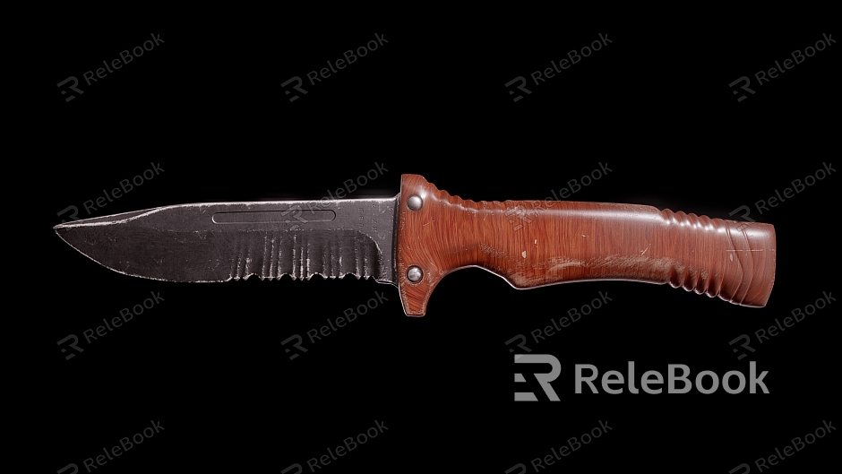 Knife Dagger Bayonet Knife Weapon model