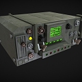 Military Radio Communication Equipment PC Hardware Radio Wireless Radar Telegraph Low Face Number Low Model Simple Model Game Video Level Super Realistic 3d model