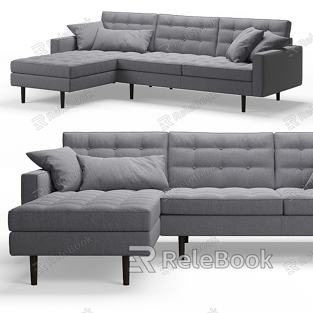 Casual Sofa Casual Sofa Multi-person Sofa Living Room Sofa Pillow Pillow Home Furniture Simple model