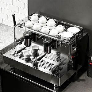 Modern coffee machine 3d model