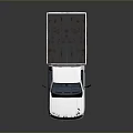 White Single Cab Pickup Truck With Open Cargo Bed And Clean Exterior Design