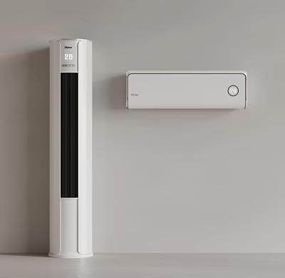Modern Sleek White Tower And Wall Mounted Air Cooler Fans With Efficient Cooling Design 3d model