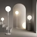 Modern lamp combination 3d model