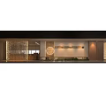 Modern Corporate Reception Area With Abstract Art Sculpture And Elegant Warm Office Interior Decor