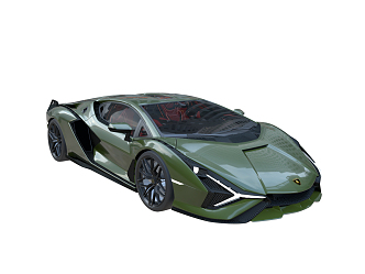 Hyundai sports car Lamborghini cars 3d model