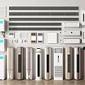 Air Conditioner Fans With Various Modern Designs And Different Styles For Home Use