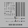 Assorted Other Metal Hardware Components Including Screws Bolts Washers Metal Bars And Small Blocks