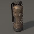 Grenade Grenade Sci-fi Grenade Smoke Bomb Flash Bomb High Explosive Bomb Tear Bomb Grenade Simple Mold Grenade Low Mold Low Face Grenade Game Grenade 3d model