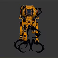 Modern Robot Assistant Small Robot 3d model