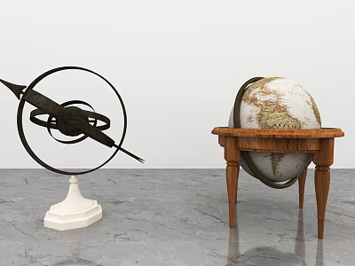 Modern globe shock absorber 3d model Modern globe shock absorber 3d model