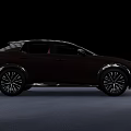 Lexus Black SUV With Modern Exterior Design And Distinctive Grille