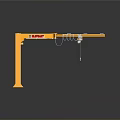 Yellow Functional Vehicle Featuring LIFT Crane Arm And Heavy Lifting Capacity