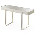 Modern Sleek Sofa and Coffee Table Set with Metal Frame and Light Colored Table Top