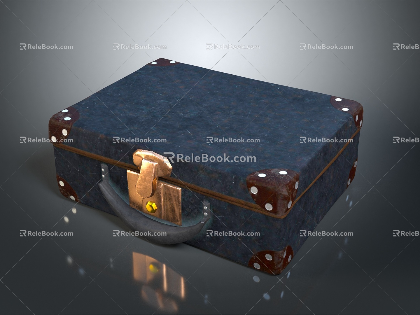 Boxes, Bags, Leather Boxes, Leather Boxes and Containers Realistic 3d model