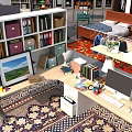 Modern Living Room Sofa And Coffee Table Set With Wooden Top And Fabric Seats